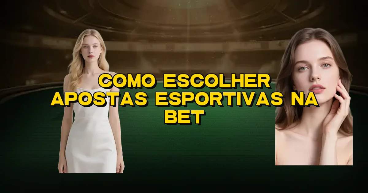 Como Escolher Apostas Esportivas Na Bet Oficial