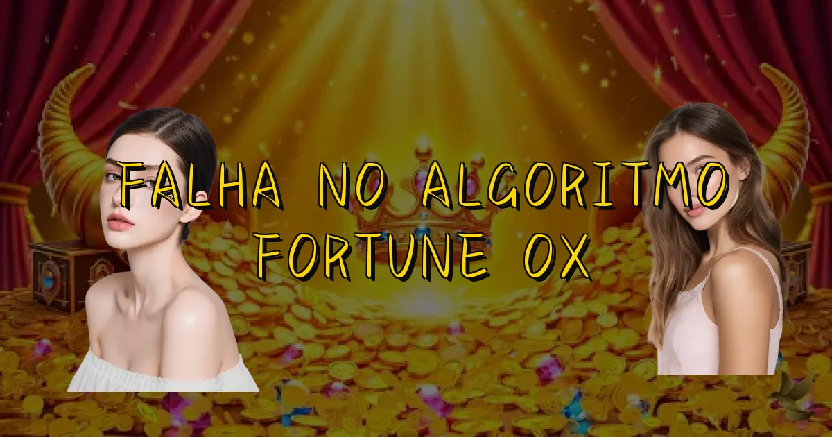 Falha No Algoritmo Fortune Ox Oficial